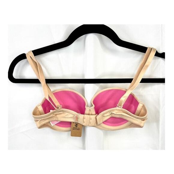Victoria's Secret Size 32A Beige "PINK" Wear Everywhere Push-Up Bra NEW - Picture 2 of 9